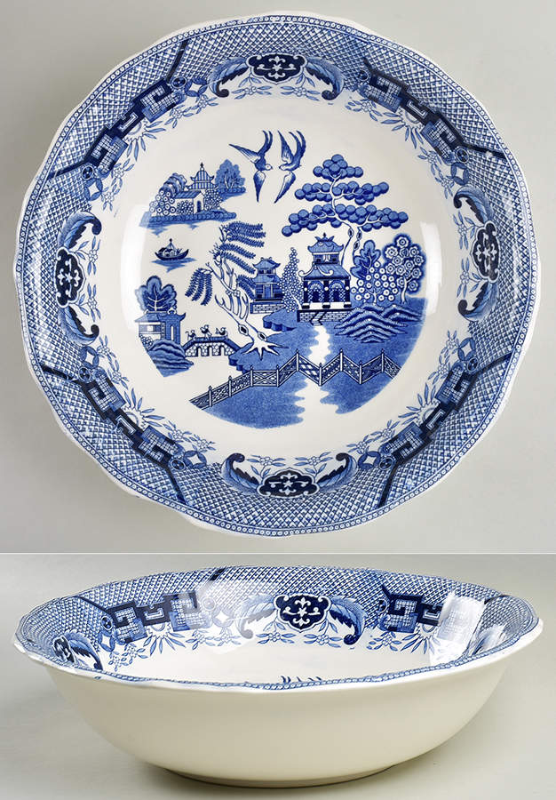 Blue Willow Bowl for 96 Oz Pitcher & Bowl by A A Importing Co-1