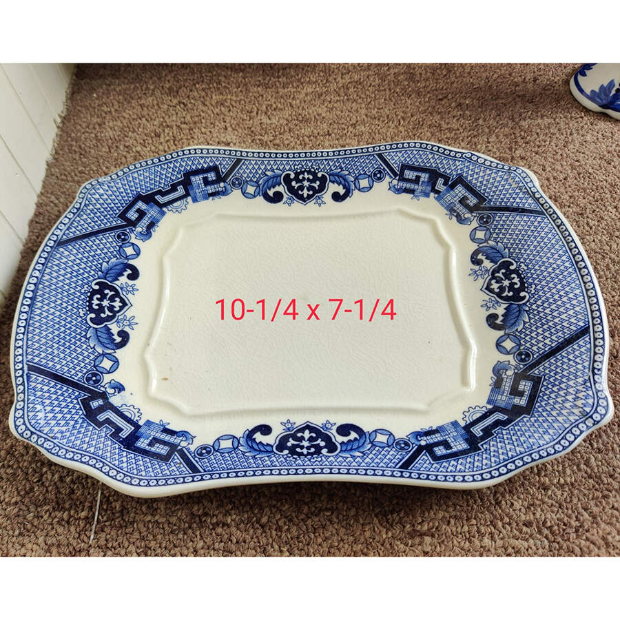 Blue Willow Small Tureen Underplate by A A Importing Co-1