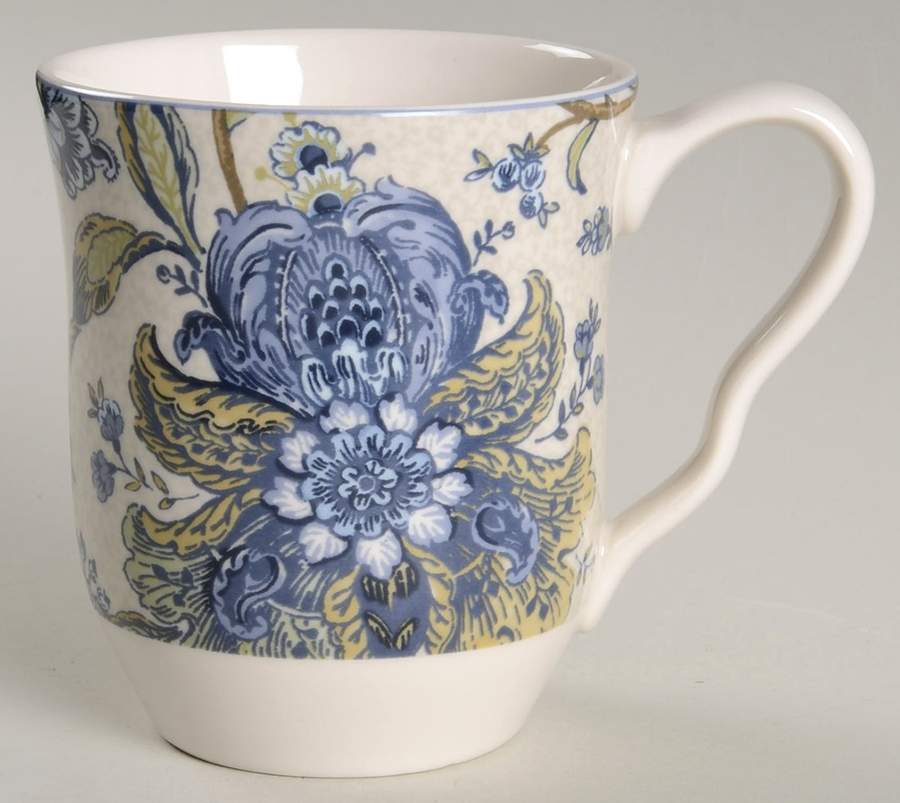 Santosha Blue Mug by 222 Fifth (PTS)-1