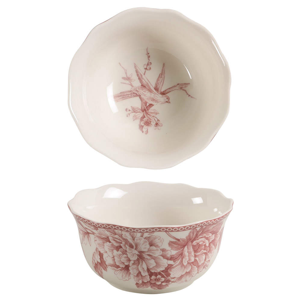 Adelaide Maroon Soup/Cereal Bowl by 222 Fifth (PTS)-1