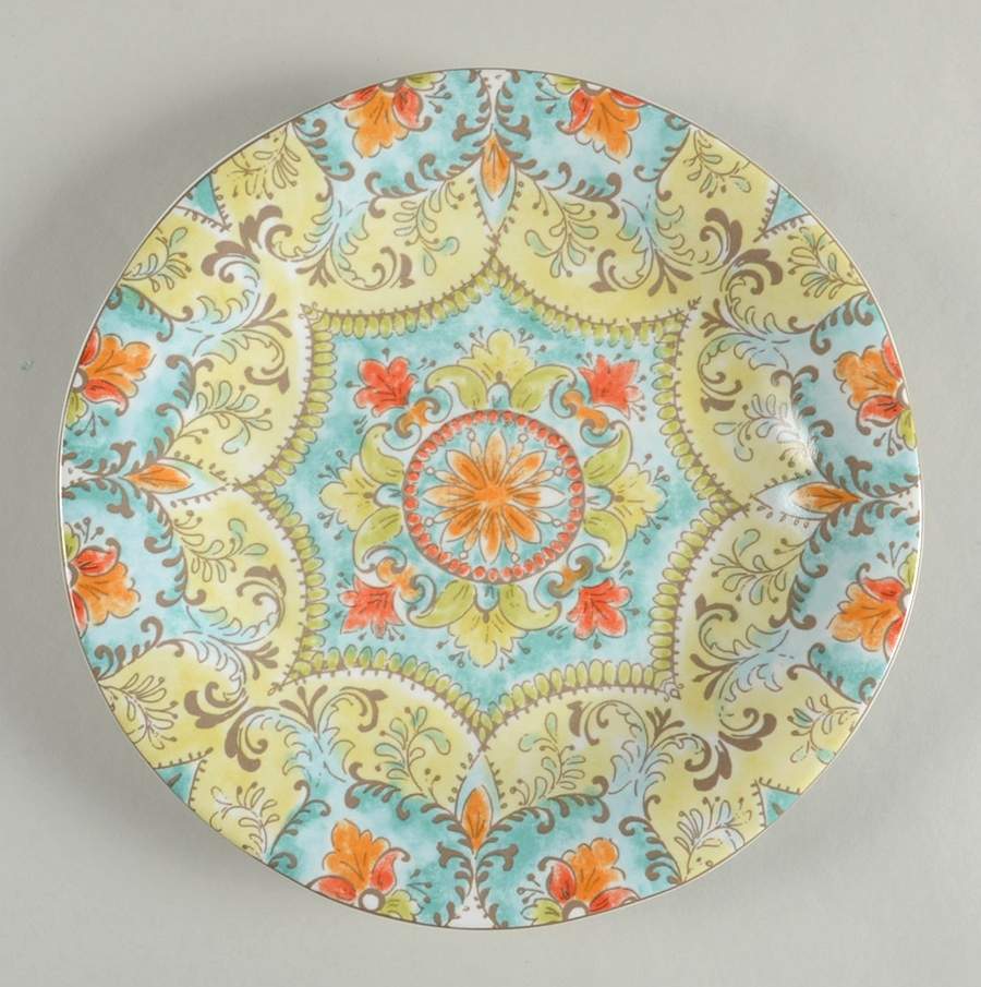 Teagan Taupe Salad Plate by 222 Fifth (PTS)-1