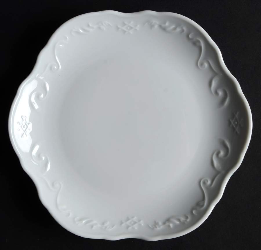 Simply Anna White (Portugal) Bread & Butter Plate by Anna Weatherley-1