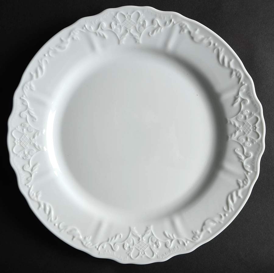 Simply Anna White (Portugal) Dinner Plate by Anna Weatherley-1
