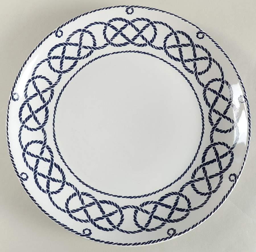Nexus Sailors Knot Dinner Plate by 222 Fifth (PTS)-1