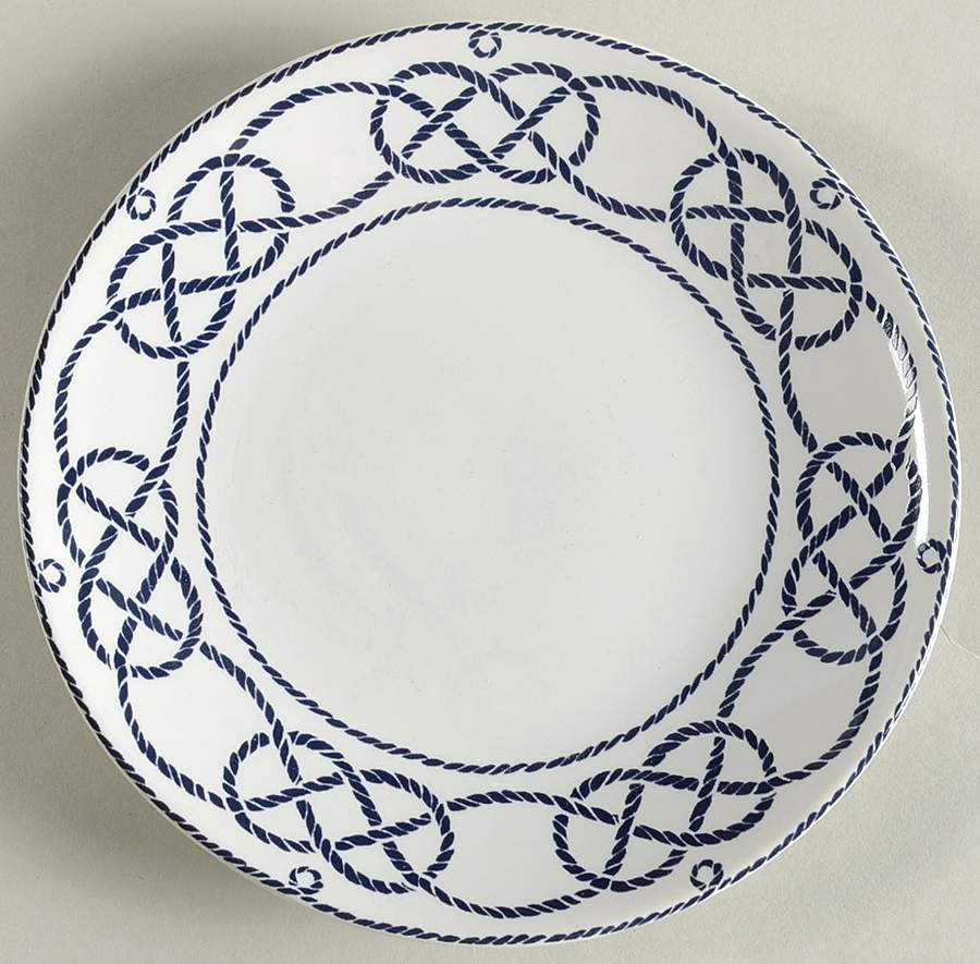 Nexus Sailors Knot Appetizer Plate by 222 Fifth (PTS)-1