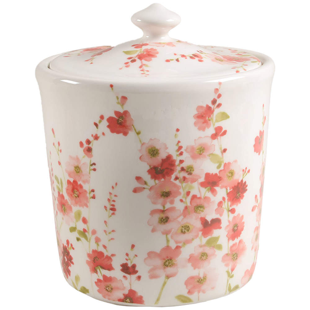 Belicia Red Large Canister & Lid by 222 Fifth (PTS)-1