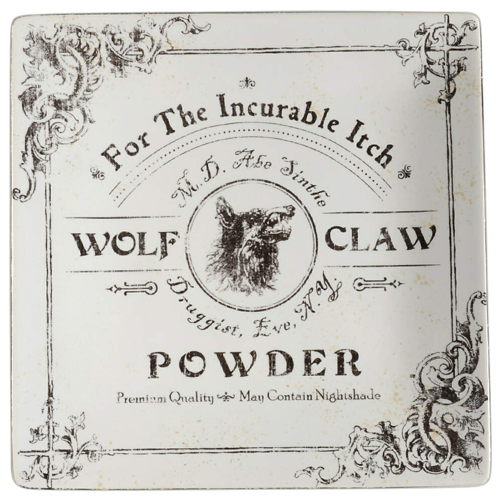 Hallow Apothecary Square Salad Plate by 222 Fifth (PTS)-1