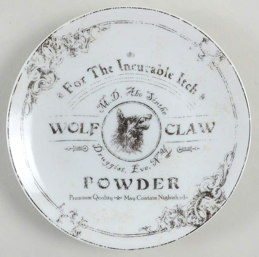 Hallow Apothecary Appetizer Plate by 222 Fifth (PTS)-1