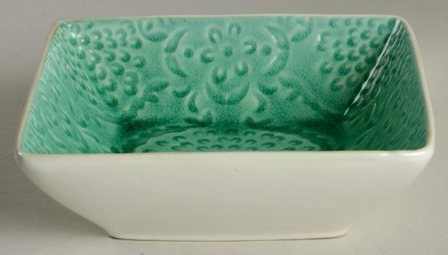 Pomegranate Green Soup/Cereal Bowl by Artistic Accents-1