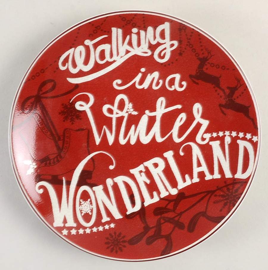 Christmas Tunes Appetizer Plate by 222 Fifth (PTS)-1