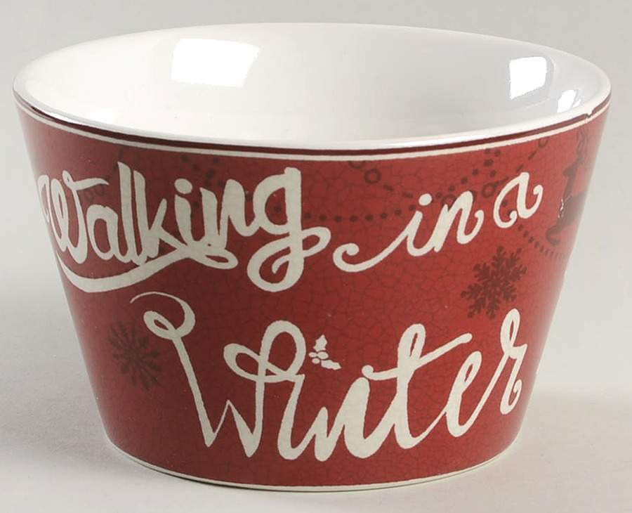 Christmas Tunes Individual Appetizer Bowl by 222 Fifth (PTS)-1
