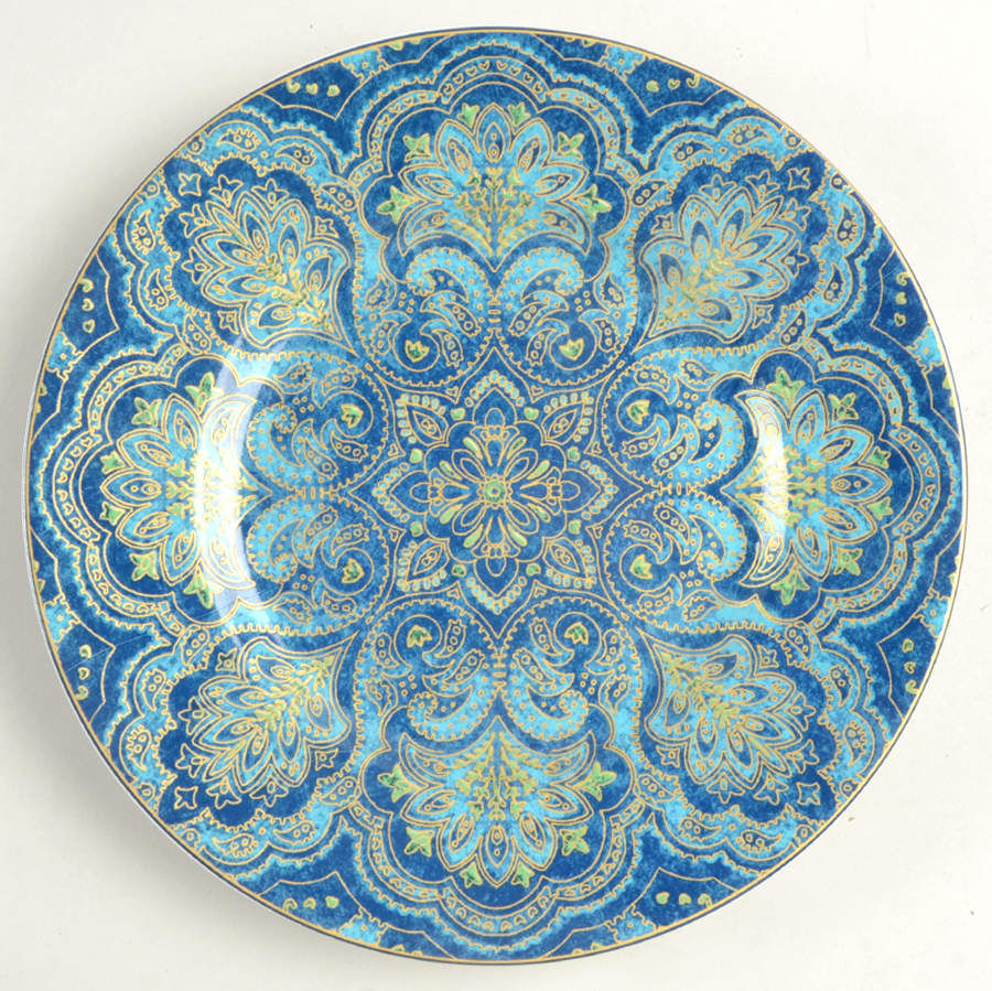 Augustina Opulent Blue Salad Plate by 222 Fifth (PTS)-1