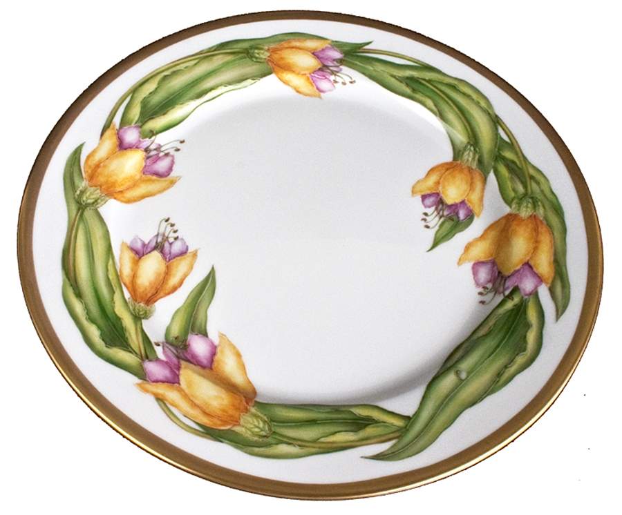 Floral Fantasy Dinner Plate by Anna Weatherley-1