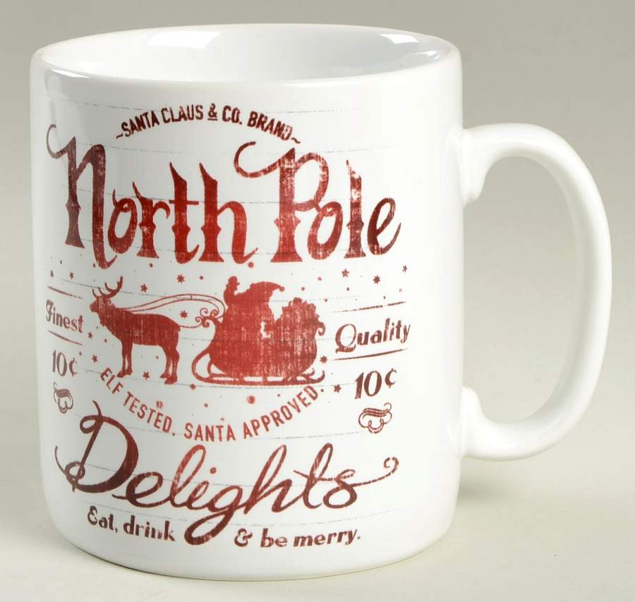 Santa Company Jumbo Mug - Set of 4 by 222 Fifth (PTS)-1