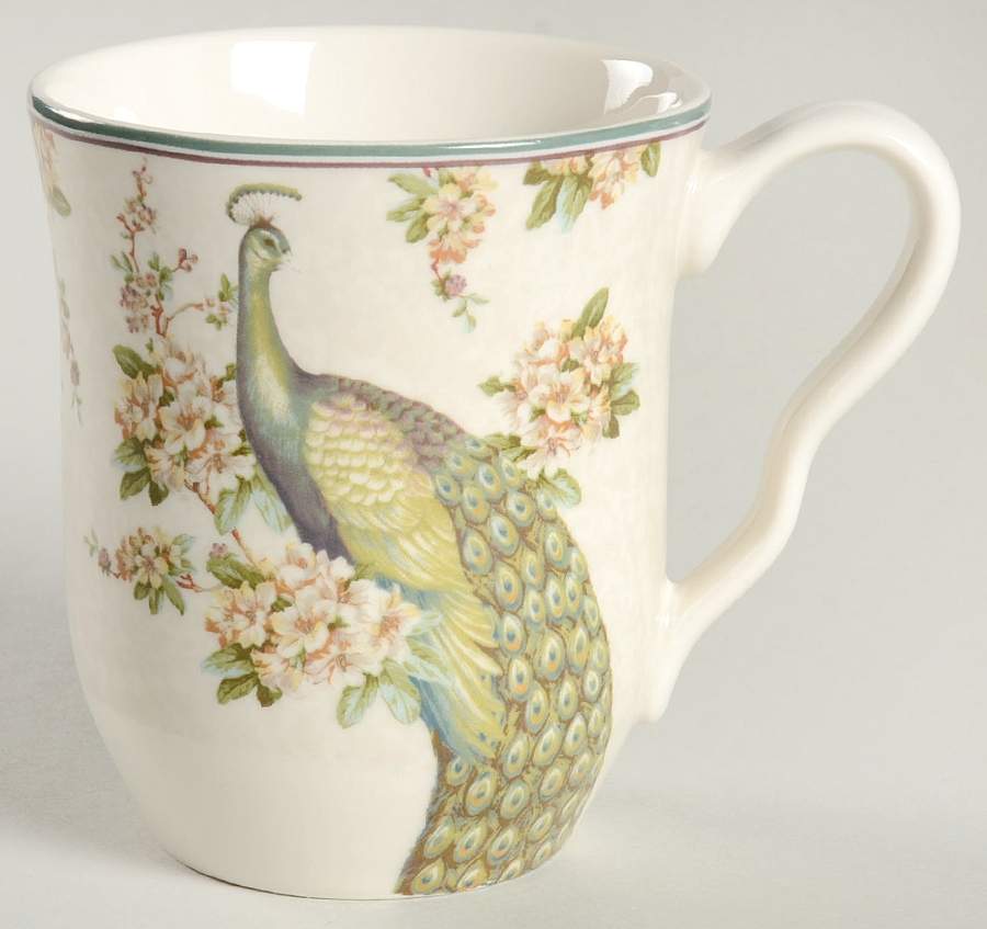 Empress Garden Teal Mug by 222 Fifth (PTS)-1