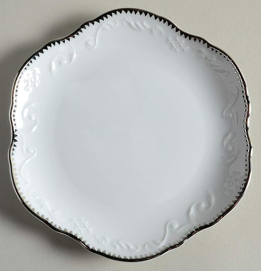 Simply Anna Platinum (Portugal) Coupe Bread & Butter Plate by Anna Weatherley-1