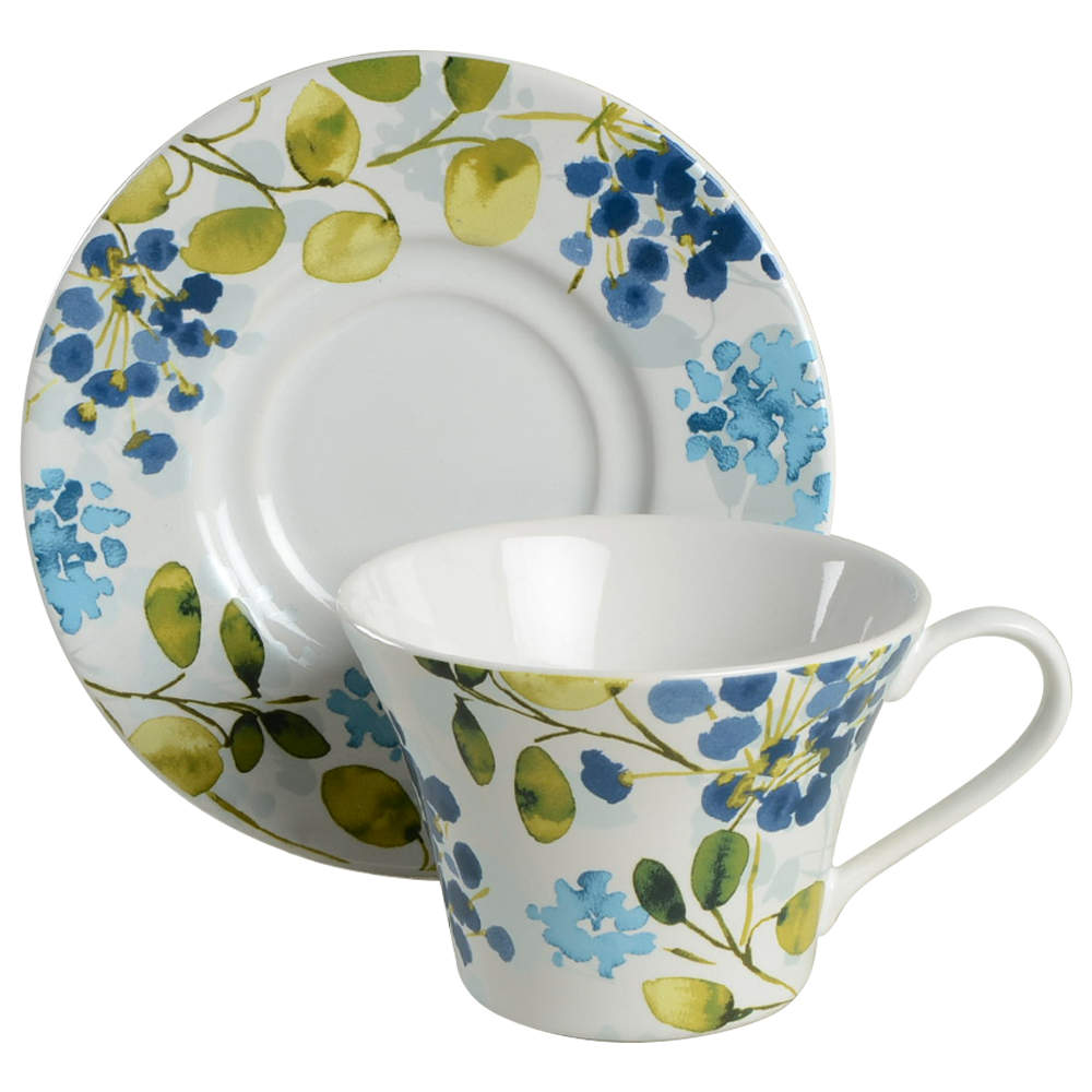 Payton Flat Cup & Saucer Set by 222 Fifth (PTS)-1