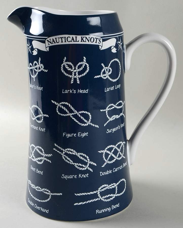 Nautical Knots 64 Oz Pitcher by 222 Fifth (PTS)-1