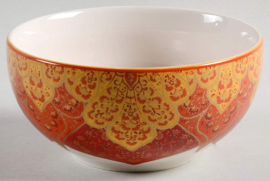 Kashan Red Soup/Cereal Bowl by 222 Fifth (PTS)-1