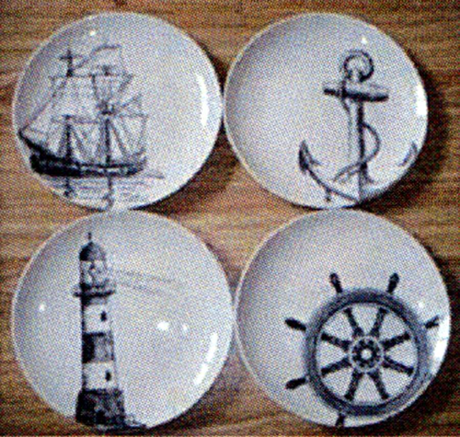Nautical Salad Plate by American Atelier-1