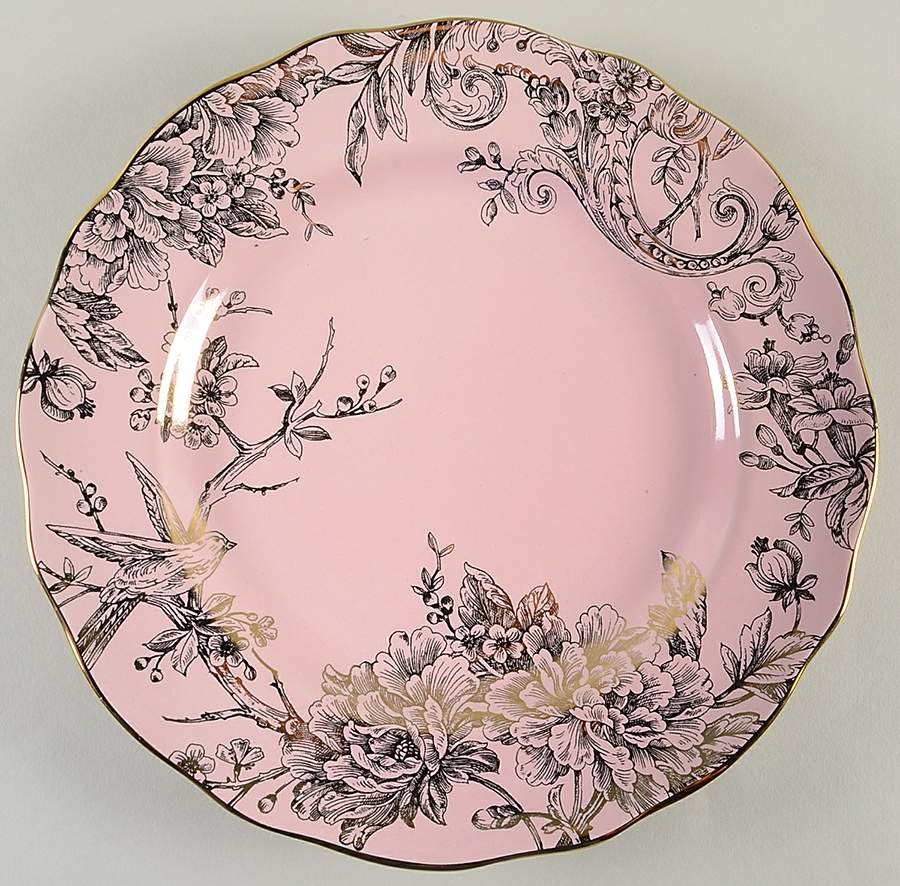 Adelaide Pink Gold Dinner Plate by 222 Fifth (PTS)-1
