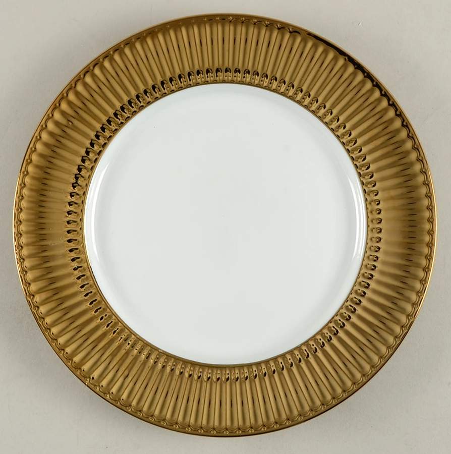 Parthenon Electroplate Gold Dinner Plate by 222 Fifth (PTS)-1