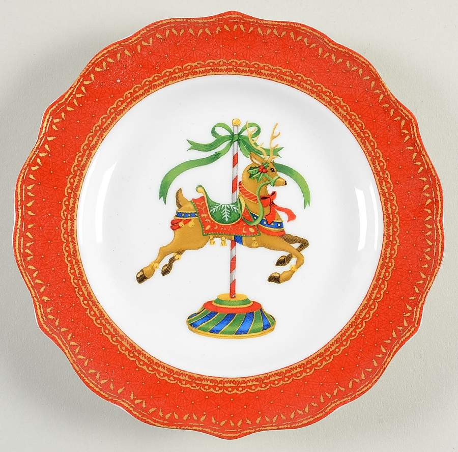 Christmas Fun Appetizer Plate by 222 Fifth (PTS)-1