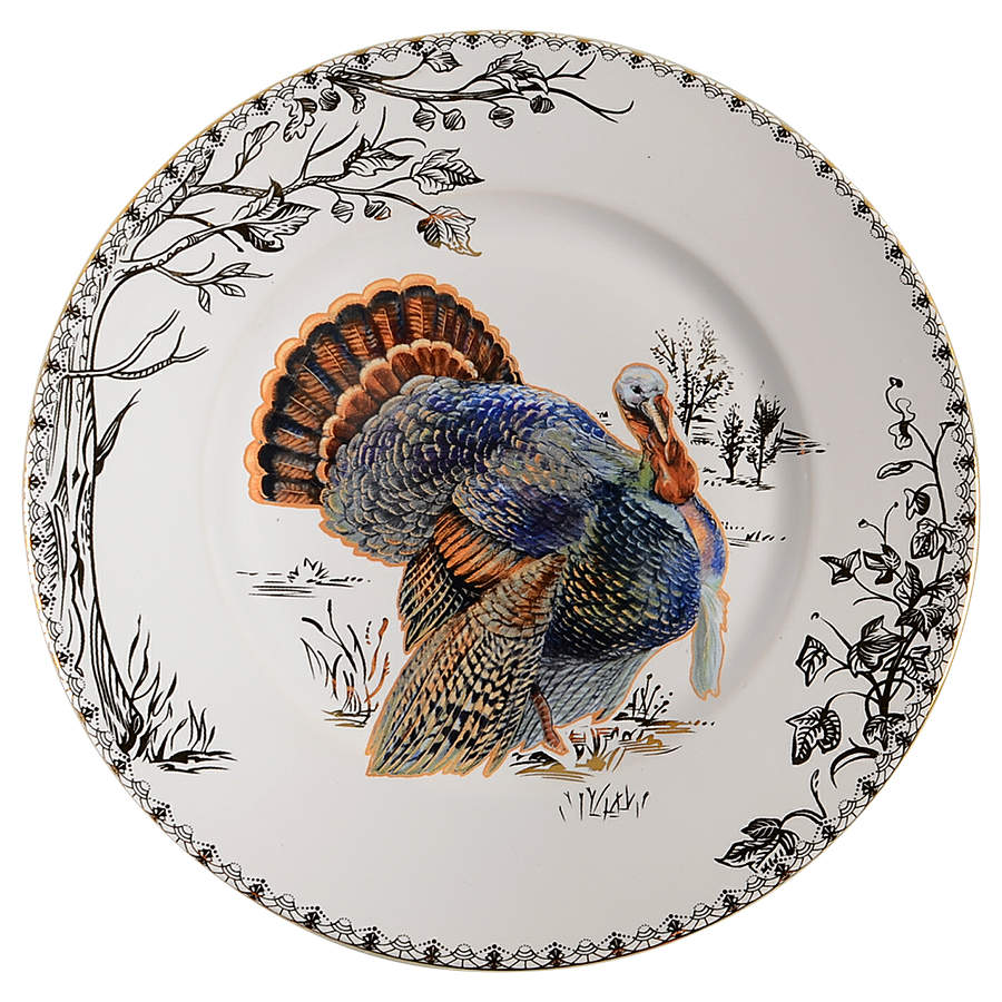 Golden Hill Salad Plate by 222 Fifth (PTS)-1