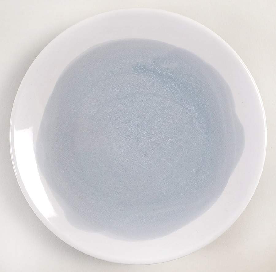 Oasis Blue Gray Salad Plate by American Atelier-1