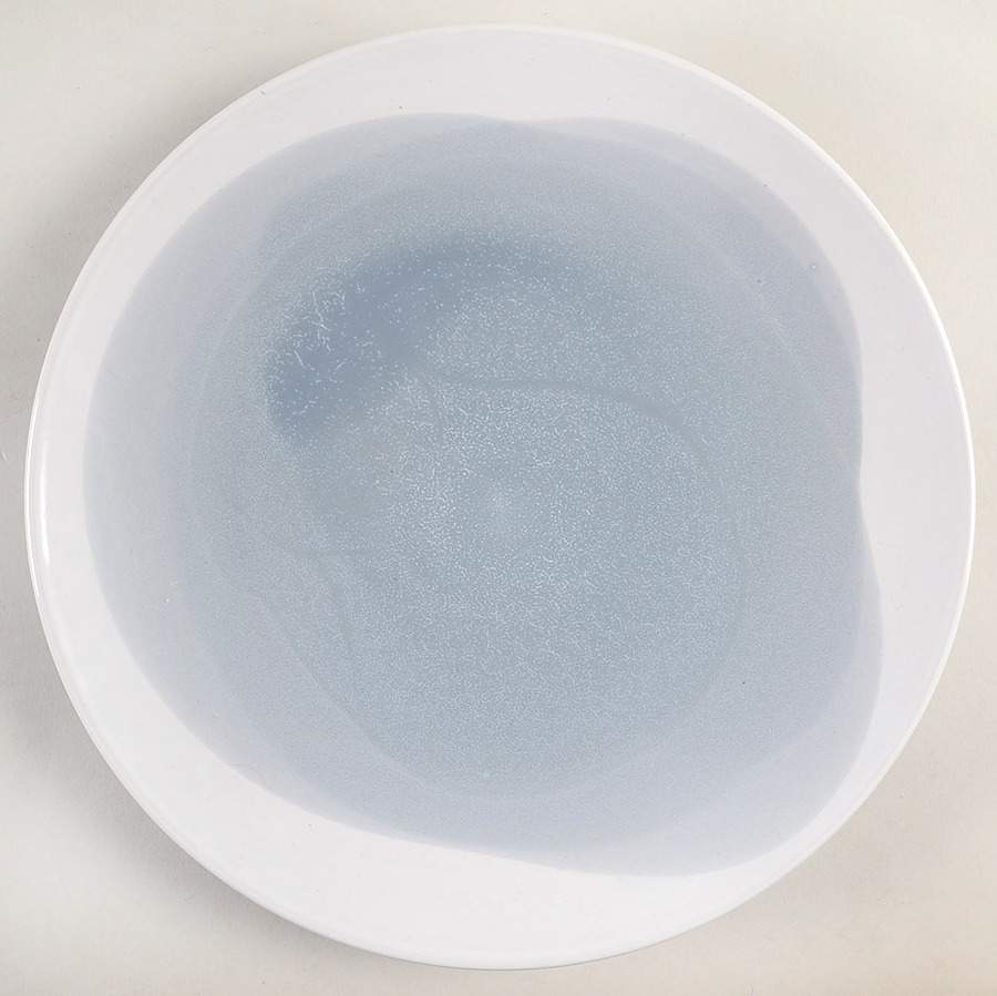 Oasis Blue Gray Dinner Plate by American Atelier-1