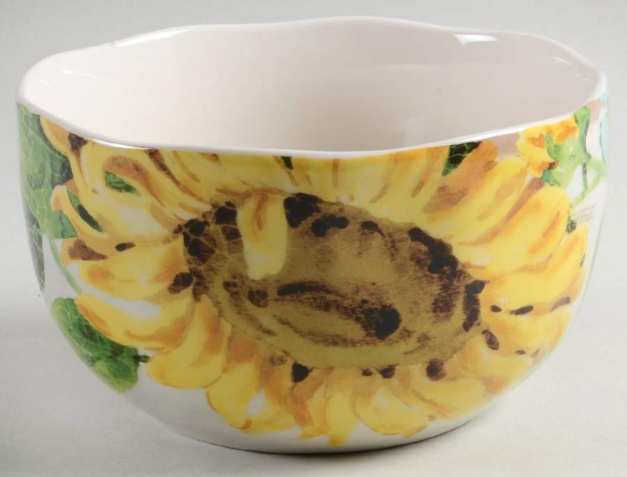 Sunflower Kiss Soup/Cereal Bowl by 222 Fifth (PTS)-1
