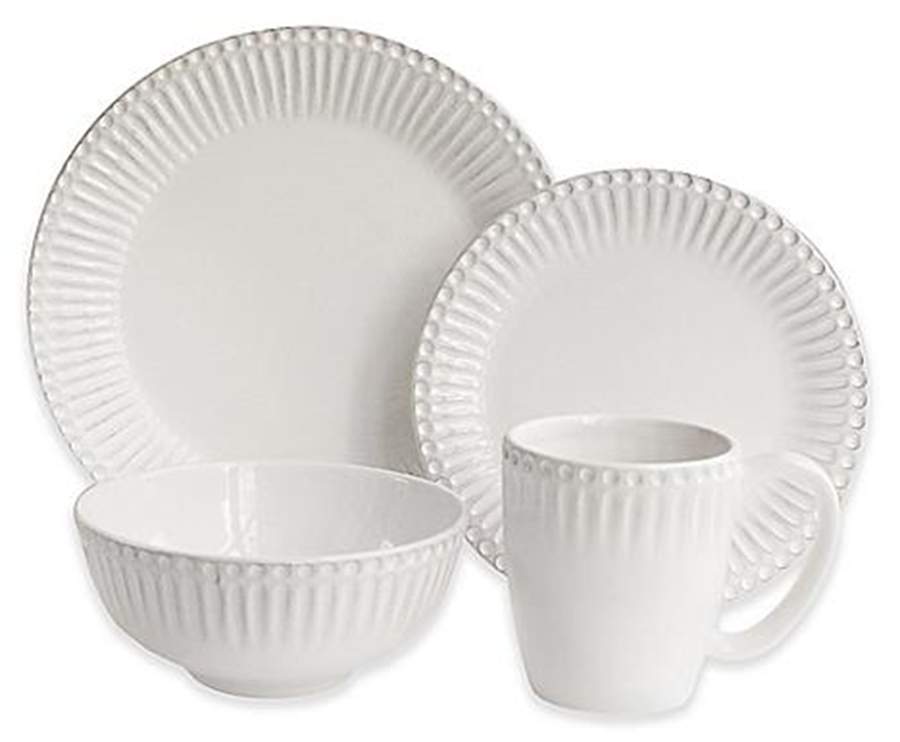 Bianca Ridge Dinner Plate by American Atelier-1