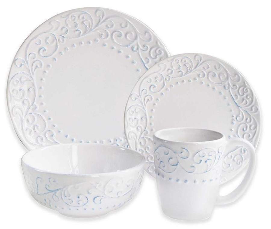Bianca Blue Dinner Plate by American Atelier-1