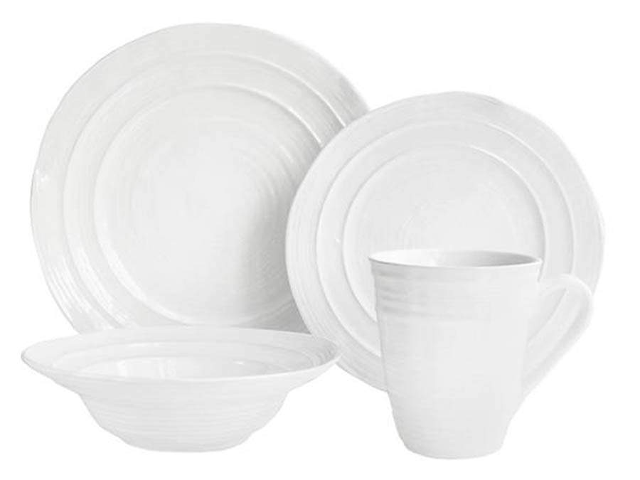 Travertine Dinner Plate by American Atelier-1