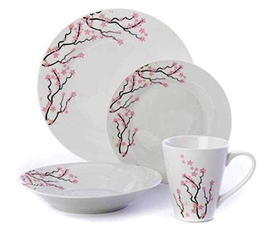 Blossoms Pink Dinner Plate by American Atelier-1