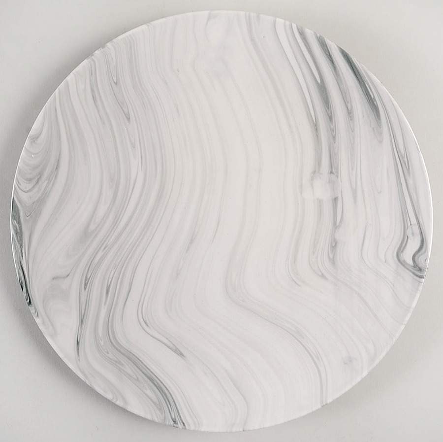 Marble Gray Dinner Plate by American Atelier-1