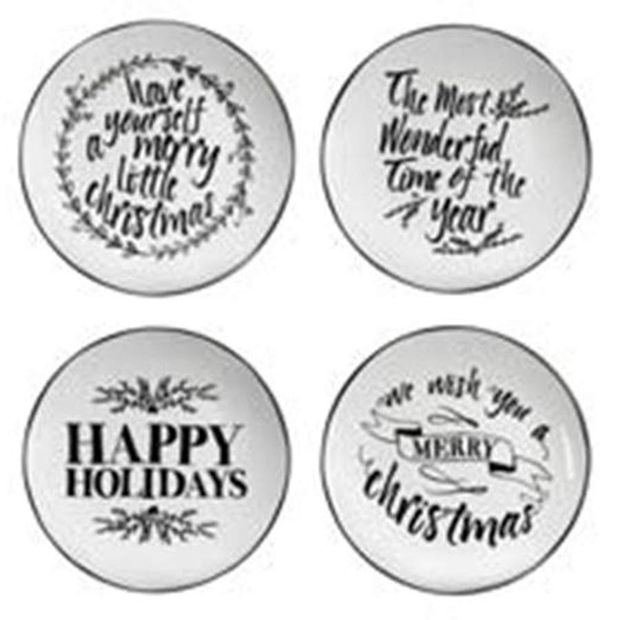 Pillow Font Salad Plate by American Atelier-1