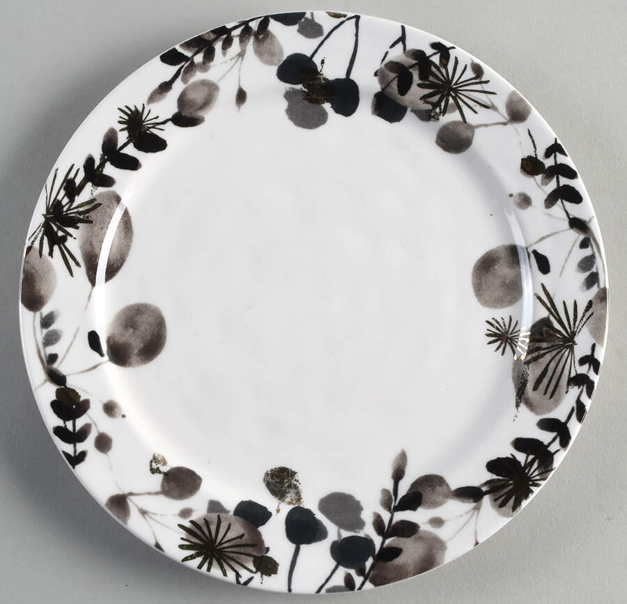 Gilded Botany Salad Plate by Anthropologie-1