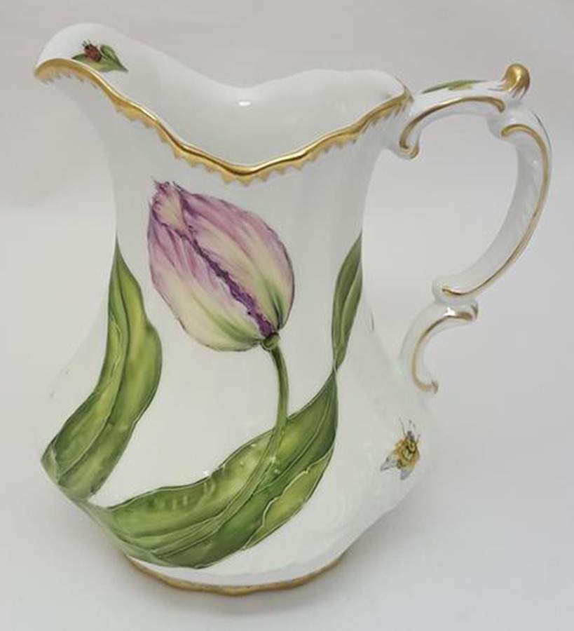 Pink Tulip Large Pitcher by Anna Weatherley-1