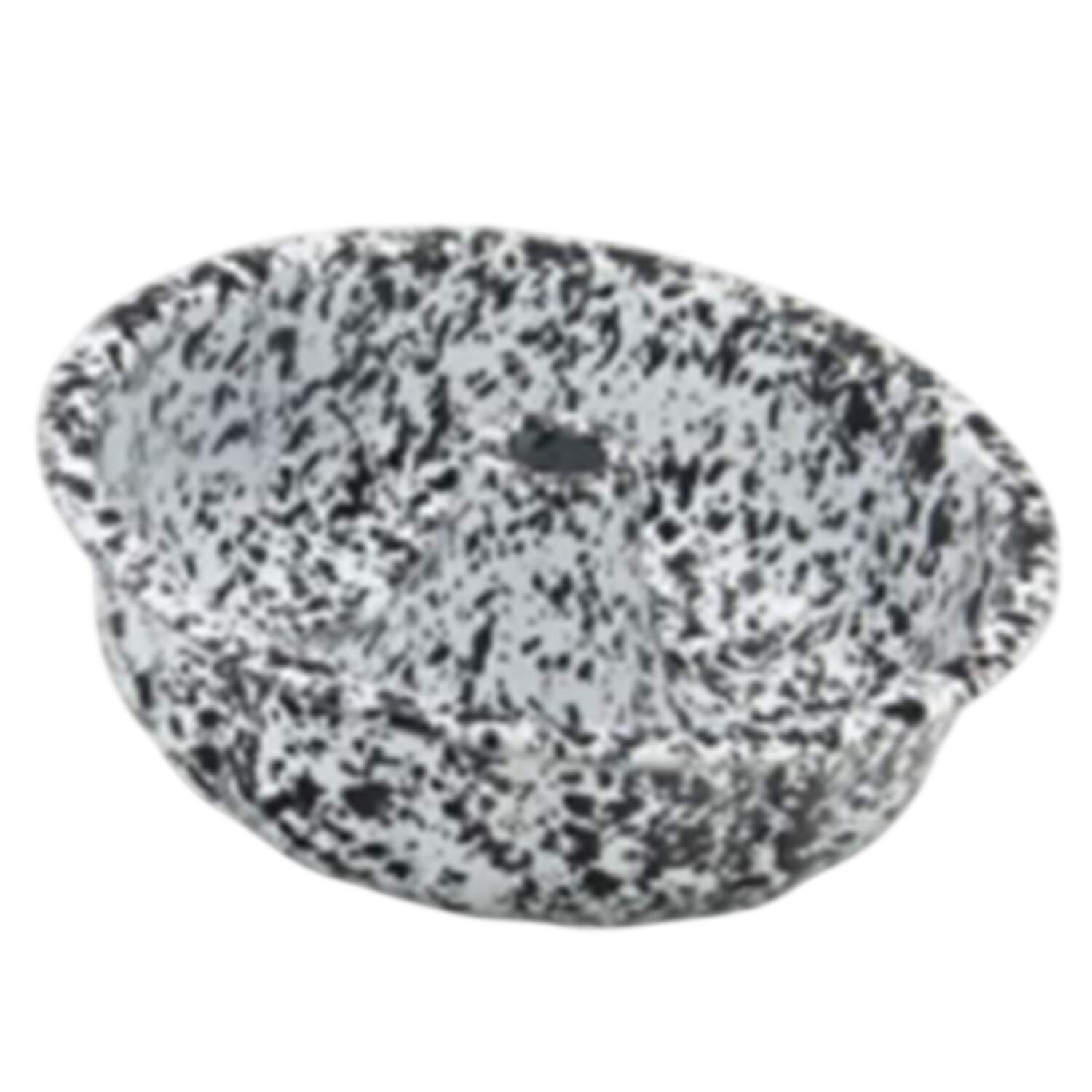 Splatterware Black Bundt Pan by Crow Canyon Home-1