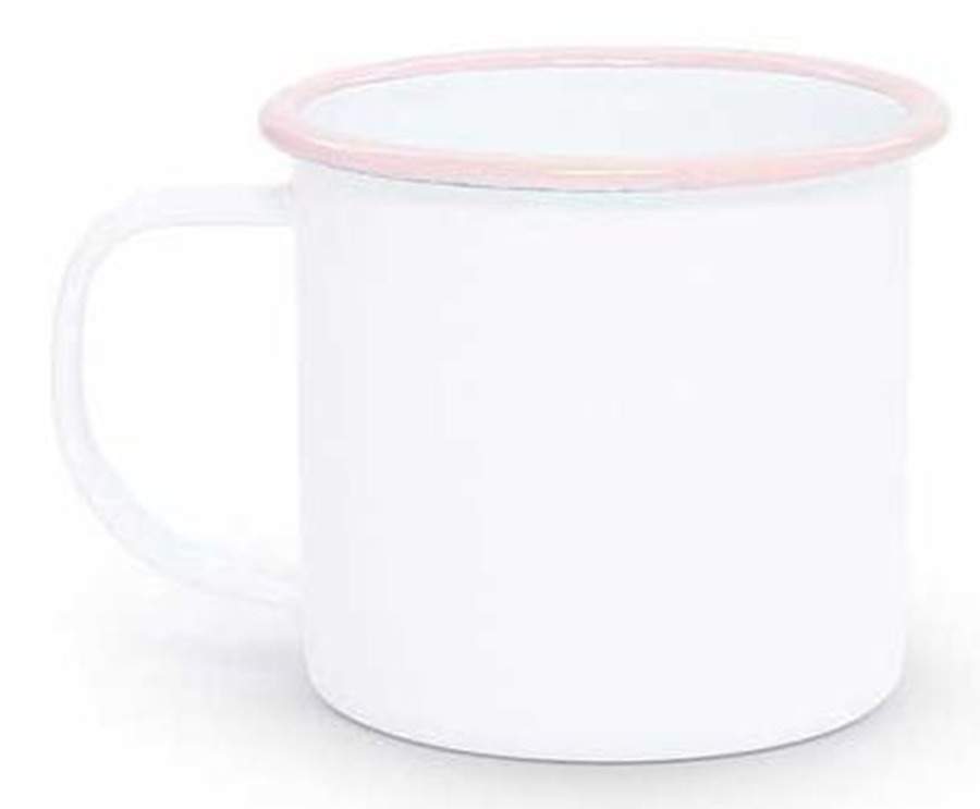 Vintage Solid Pink Mug by Crow Canyon Home-1