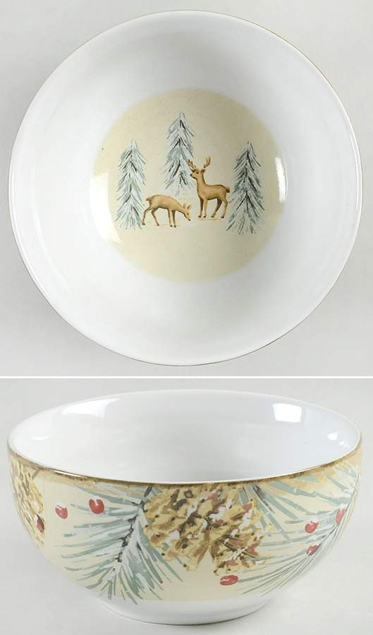 First Snow Soup/Cereal Bowl by 222 Fifth (PTS)-1