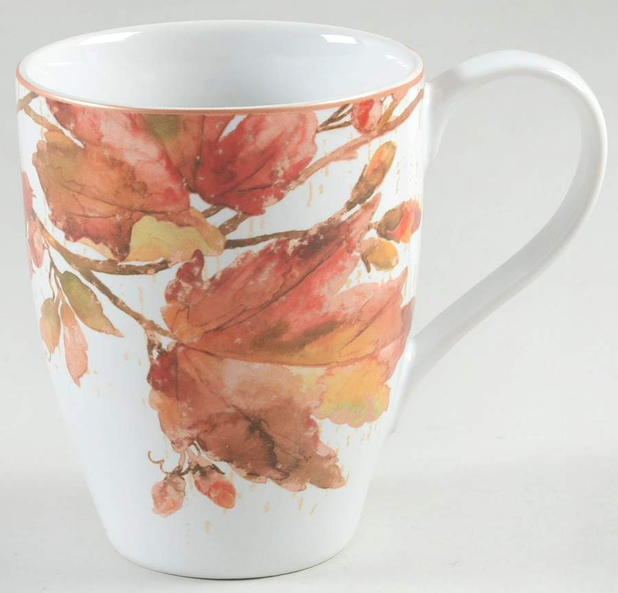 Amber Leaves Mug by 222 Fifth (PTS)-1