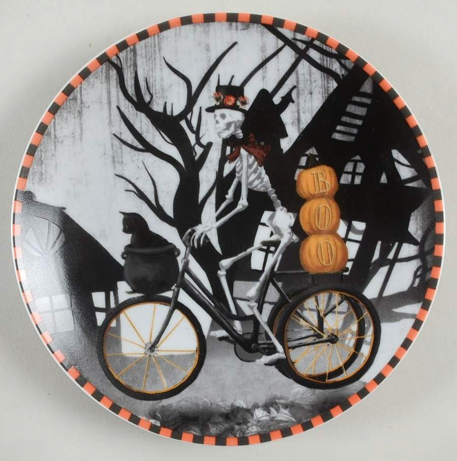 Skeleton Appetizer Plate by 222 Fifth (PTS)-1