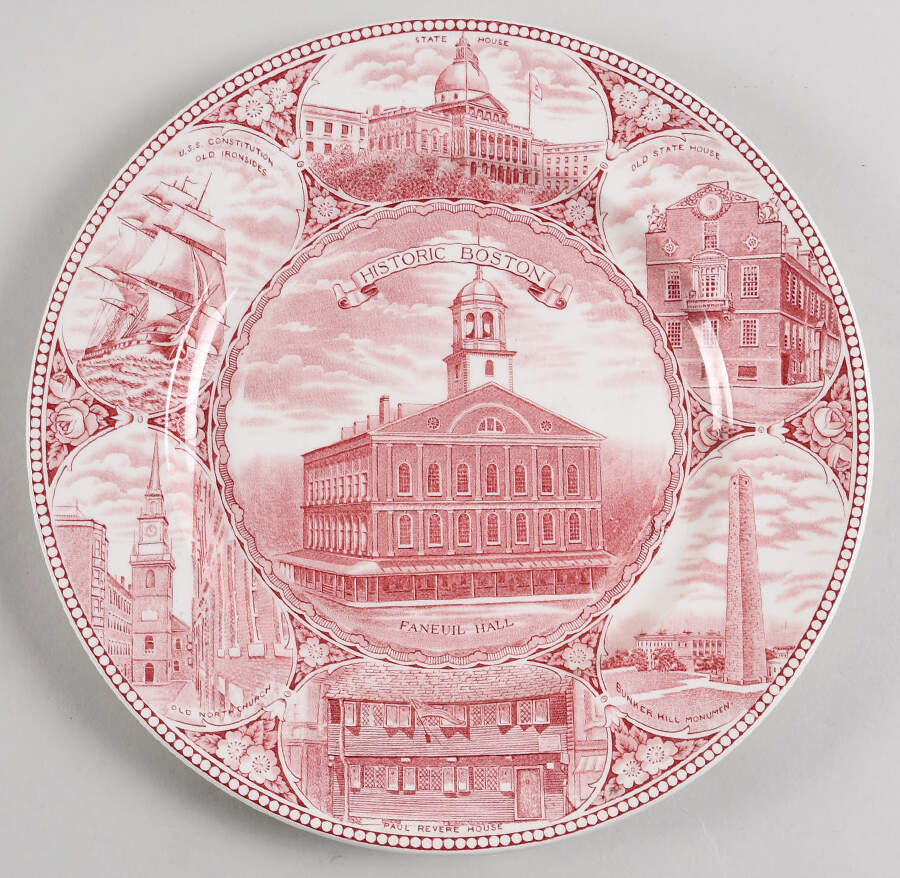 Boston Plate, The Dinner Plate by Adams China-1