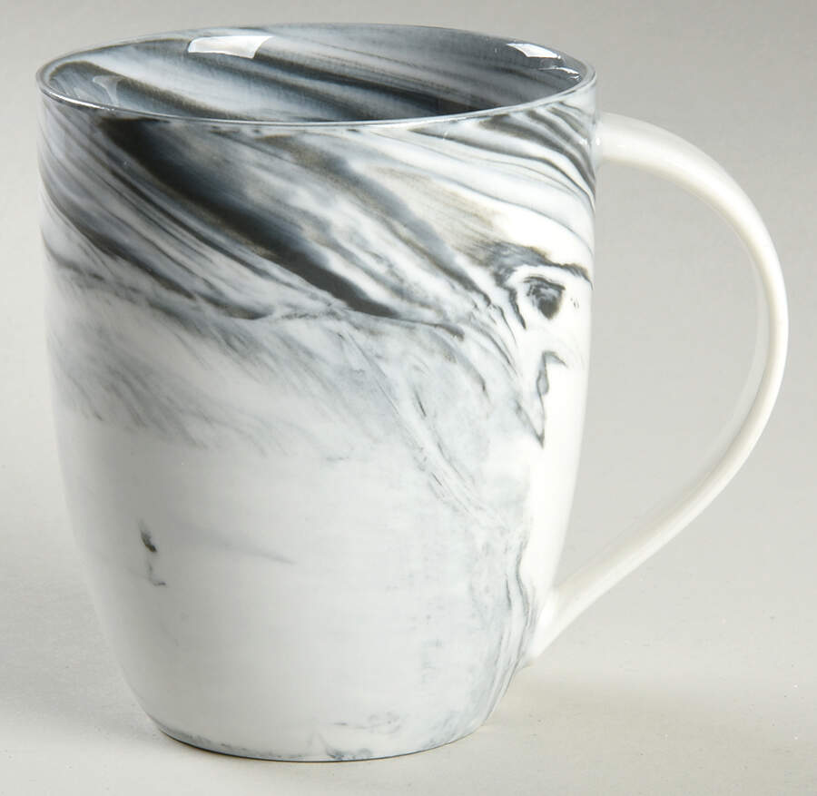 Coupe Marble Black Mug by Artisanal Kitchen Supply (AKS)-1