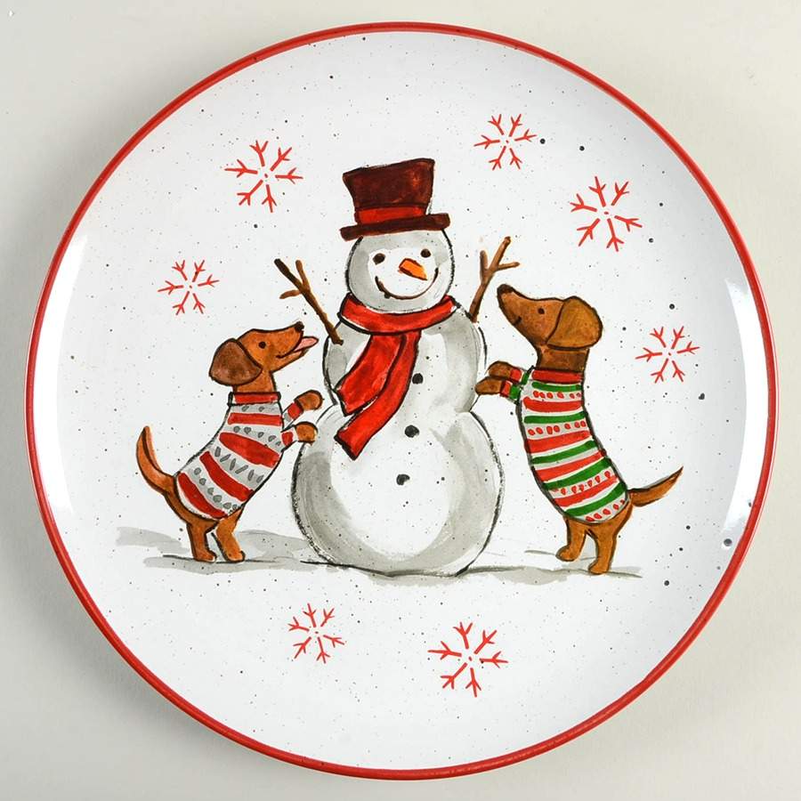 Merry Christmas Dinner Plate by Sheffield Home-1
