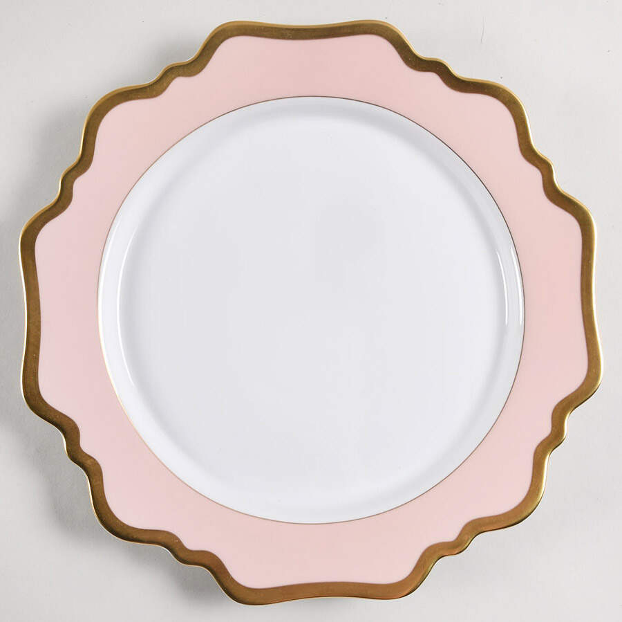 Anna's Palette-Dusty Rose Dinner Plate by Anna Weatherley-1