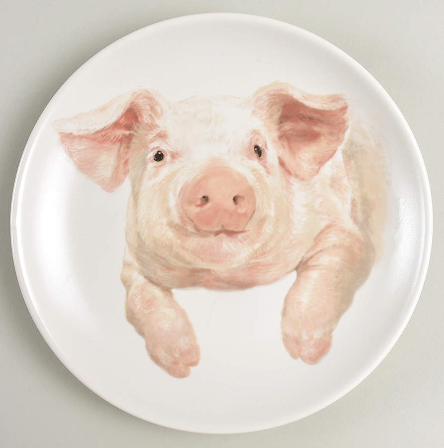 Farm Animal Salad Plate by 222 Fifth (PTS)-1