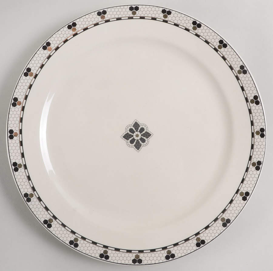 Bistro Tile Dinner Plate by Anthropologie-1